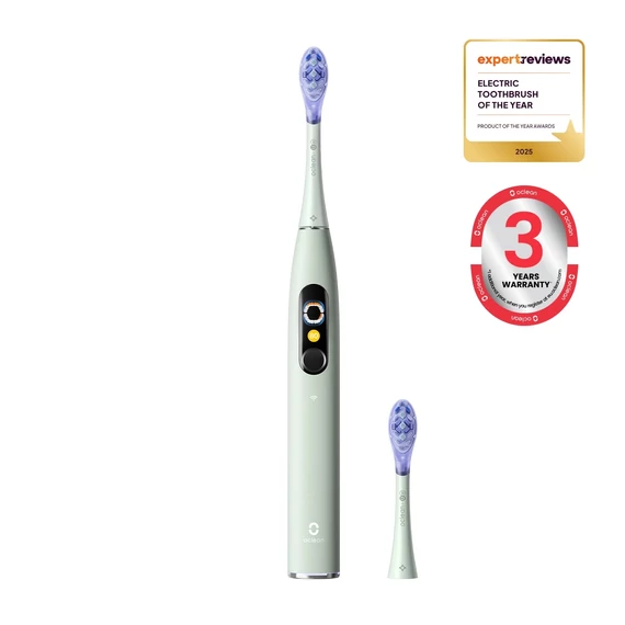 Oclean X Ultra 20 szónikus fogkefe - zöld