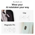 Plaud NotePin AI diktafon Lunar Silver